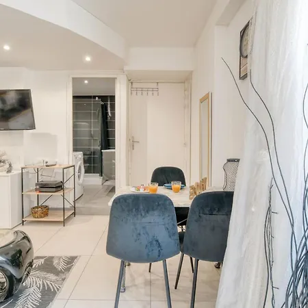 아파트 Le Cosy 3 Min De La Gare A Pieds Parking Gratuit Ventilateur